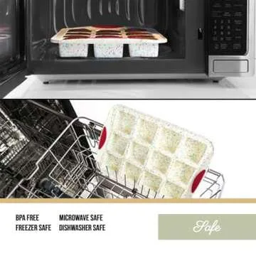 Trudeau Brownie Pan - Non-Stick Silicone Bakeware