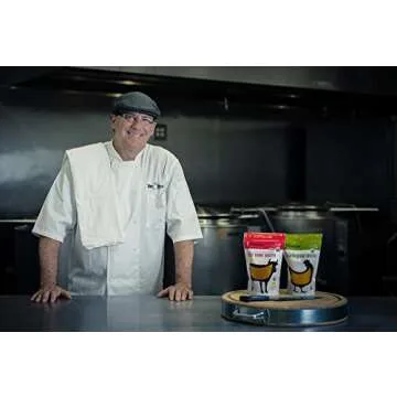 USDA Certified Organic Chicken Bone Broth by The Flavor Chef | 6 Pack - 24 Ounces Per Pack | Frozen Fresh, High Gelatin and Collagen, Paleo Friendly