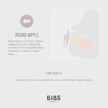 BIBS Pacifiers Colour 4 Pack Natural Rubber Soothers