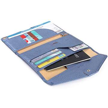 ZOPPEN Passport Holder with RFID Protection and Style