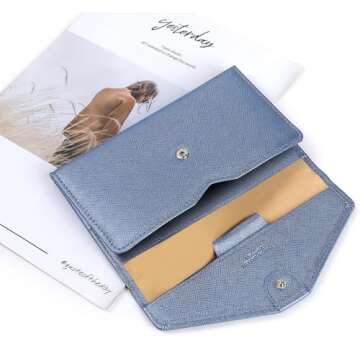 ZOPPEN Passport Holder with RFID Protection and Style