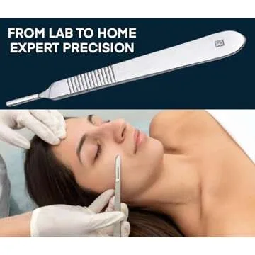 Premium Pack of 2 Scalpel Handle #3 for Dermaplaning