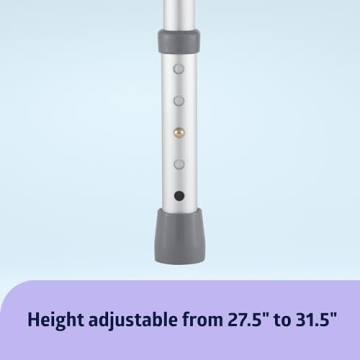 Medline Toilet Safety Rail for Seniors Height Adjustable