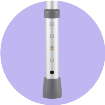 Medline Toilet Safety Rail for Seniors Height Adjustable