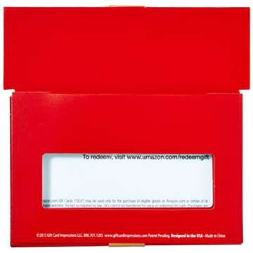 Amazon.com $2000 Gift Card in a Gift Box Reveal (Classic Black Card Design)