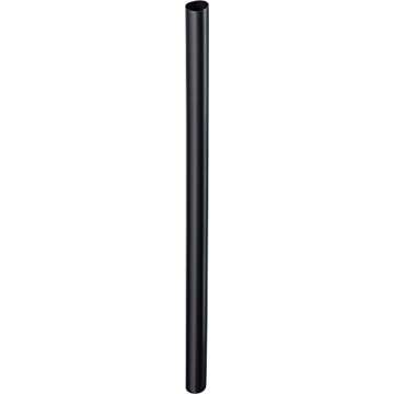 Black Jumbo Smoothie Straws, Black Disposable Wide-mouthed Large Milkshake Straws 9'' Inches High/Tall 100 pack