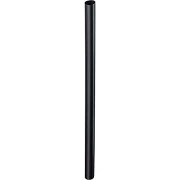 Black Jumbo Smoothie Straws, Black Disposable Wide-mouthed Large Milkshake Straws 9'' Inches High/Tall 100 pack