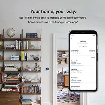 Nest WiFi Router with Smart Speakers - 2 Points Included