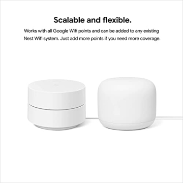 Nest WiFi Router with Smart Speakers - 2 Points Included