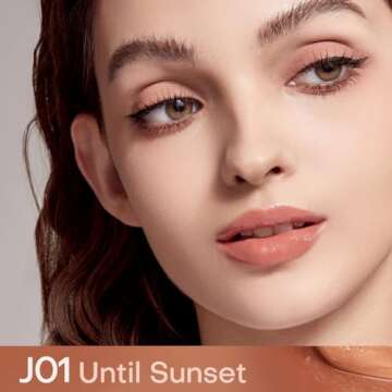 Mistine Makeup Lip Gloss Lip Plumber Non-sticky Tinted Lip Gloss Infused with 1% Peptide Moisturizin...