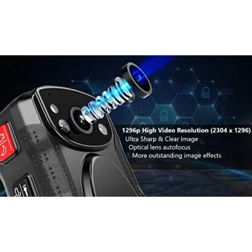 PatrolMaster 1296P Body Camera: Night Vision, Waterproof