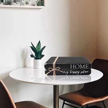 GENMOUS Decorative Books Set for Chic Home Decor