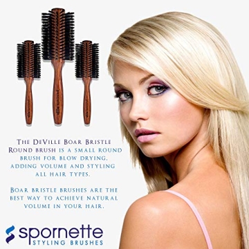 Spornette Boar Bristle Round Brush for Women