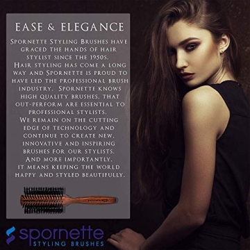 Spornette Boar Bristle Round Brush for Women