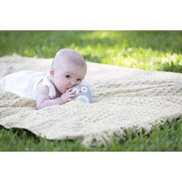 WavHello Portable Baby Sleep Soother - Rechargeable Bluetooth Noise Machine Travel Sound Speaker Great for Cribs, Strollers, Car Seat and More - Ollie The Owl Soundbub, Grey