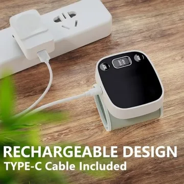 Oklar Rechargeable Wrist Blood Pressure Monitor with Voice