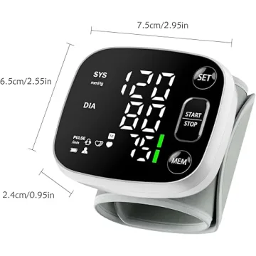 Oklar Rechargeable Wrist Blood Pressure Monitor with Voice
