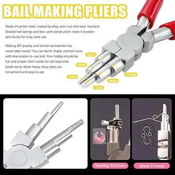 Mardatt Jewelry Making Set for Ring and Bracelets Crafts