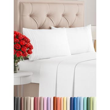 King Size Luxury Bed Sheets - Soft, Breathable & Deep Pockets