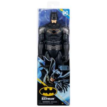 DC Comics, 12-inch Combat Batman Action Figure, Kids Toys for Boys and Girls Ages 3 and Up
