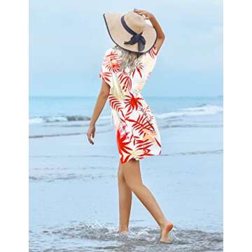 Ekouaer Women's Sexy Swimsuit Cover Up for Summer Fun