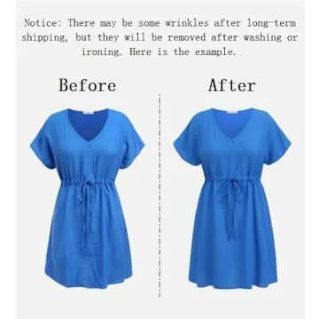 Ekouaer Women's Sexy Swimsuit Cover Up for Summer Fun