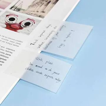 Buy Multibey Transparent Sticky Notes 3x3 for Efficient Note-Taking