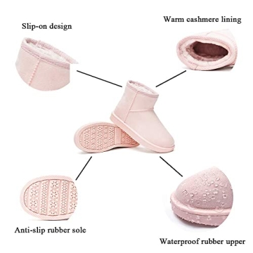 Warm Waterproof Snow Boots for Stylish Winter Comfort