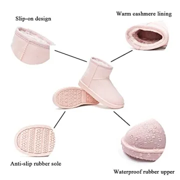 Warm Waterproof Snow Boots for Stylish Winter Comfort