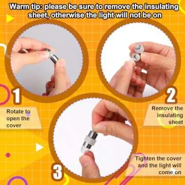 Mudder 30 Pcs Waterproof LED Balloon Lights for Parties