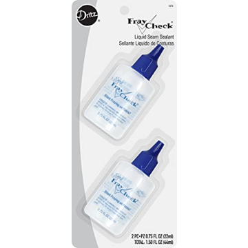 Dritz Fray Check Liquid Seam Sealant - 2 Pack for Sewing