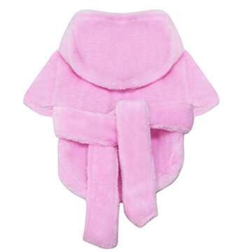 Mummumi Pet Bathrobe, Dog Hooded Bath Towel Pajamas Quick Drying Super Absorbent Pet Cat Bath Robe D...