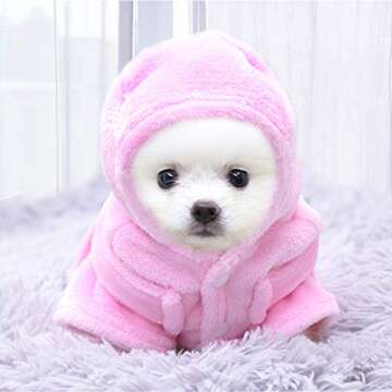 Mummumi Pet Bathrobe - Stylish and Absorbent for Pets