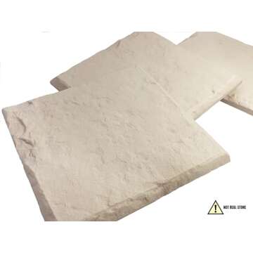 Gardien 15.5” Decorative Stepping Stones for Outdoor Spaces