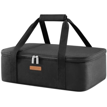 LUNCIA Insulated Casserole Carrier - Perfect for Potlucks & Picnics!
