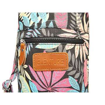 ELENTURE Yoga Mat Bag for Women - Full-Zip Yoga Mat Carrier with Pockets & Adjustable Strap - Fits 1/4" to 1/3" Thick Exercise Mats - Ideal for Class, Gym, & Park Workouts