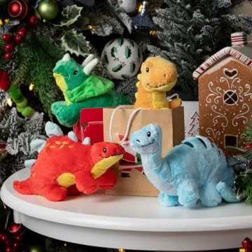 ZOOLOGEE Baby Stegosaurus Plush Toy for Kids 11 Inches