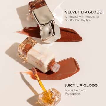 Mistine Makeup Velvet Lip Gloss Matte Lip Cream Liquid Lipstick Softening with Hyaluronic Acid Lip Tint, Non-Sticky Lightweight Lip Color V01 Sunset Afterglow 0.1 fl oz