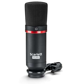 Focusrite Scarlett Solo Studio (2nd Gen) USB Audio Interface and Recording Bundle with Pro Tools | First