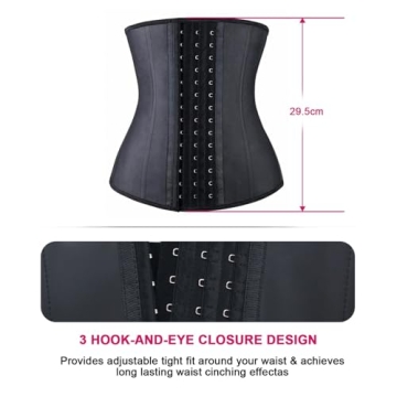 YIANNA Latex Waist Trainer for Women Tummy Control