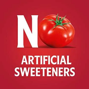 Heinz Simply Tomato Ketchup with No Artificial Sweeteners (20 oz Bottle, Pack of 12)