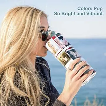 ISTOYO Sublimation Tumblers, [Skinny Straight, Shrink Wrap Sleeves Films & Tumbler Care Cards] Pack of 8 20 Oz Sublimation Blanks Bulk Insulated Tumblers with Metal Straws Lids for Mug Press