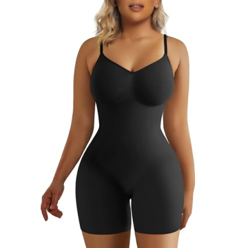 SHAPERX Women's Shapewear Bodysuit: Ultimate Comfort & Control