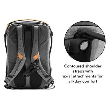 Peak Design Everyday Backpack V2 30L, Camera Bag, Laptop Backpack with Tablet Sleeves (BEDB-30-XX-2) (Charcoal)