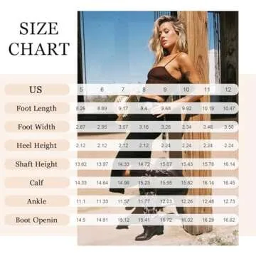 Stylish MUCCCUTE Women's Cowboy Knee High Boots