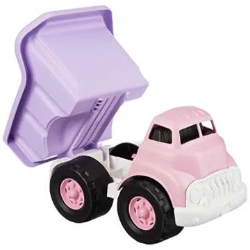 Sustainable Green Toys Pink Dump Truck for Toddlers