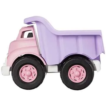 Sustainable Green Toys Pink Dump Truck for Toddlers