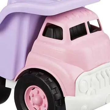 Sustainable Green Toys Pink Dump Truck for Toddlers