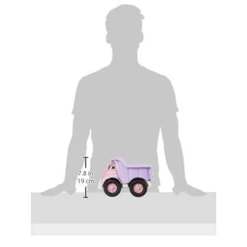 Sustainable Green Toys Pink Dump Truck for Toddlers