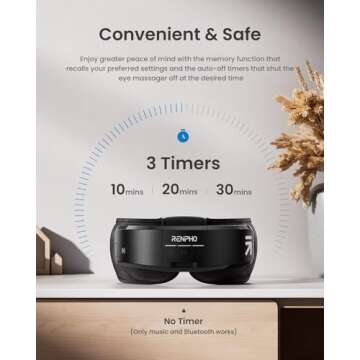 RENPHO Eye Massager for Migraine Relief with Heat
